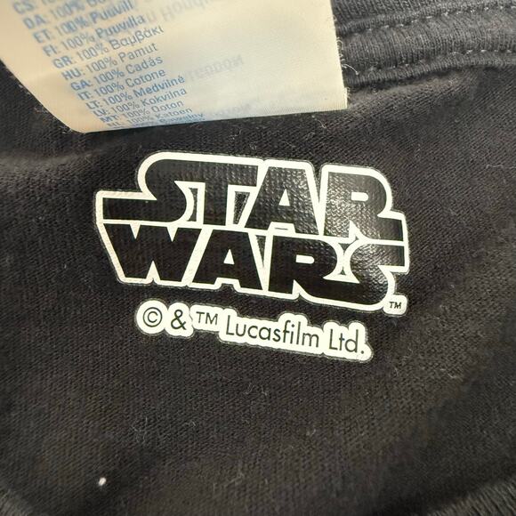 Star Wars Stormtrooper Tropical Graphic T-Shirt Men’s XL Black Cotton Tee - Picture 3 of 6